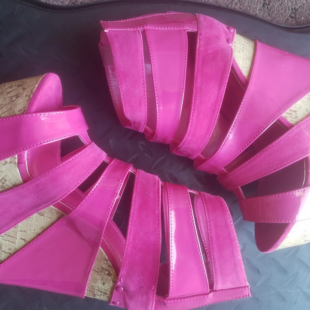 NWOT Wedge Sandals